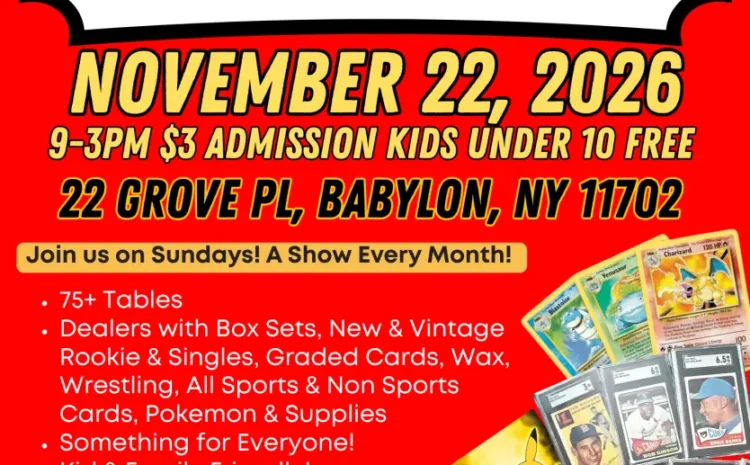Babylon Sports Card Show: Presented by Behind the Diamond Cards