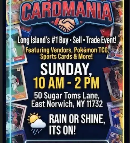 CARDMANIA ! Pokemon TCG Sports Cards Long Island