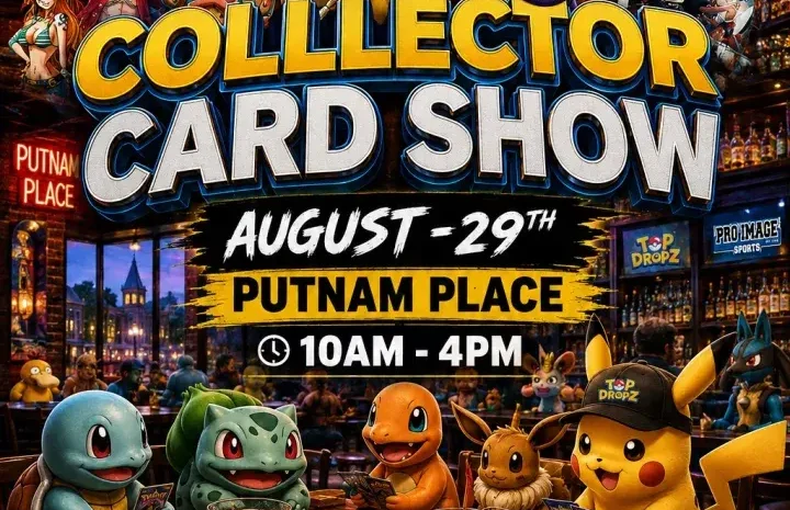 Collector card show Putnam place Saratoga